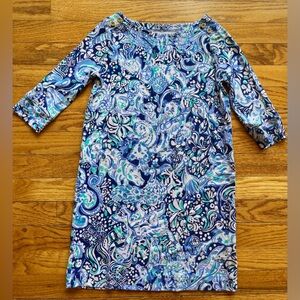 Lilly Pulitzer Mini Sophie Dress - Royal Purple 60 Animals